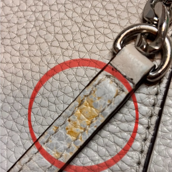 🤍👜Michael Kors Cream Pebbled Leather Crossbody - Picture 14 of 14